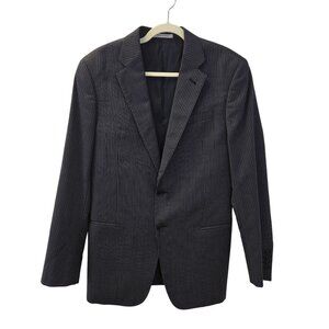 Giorgio Armani Collezioni 100% Wool Two Button Pinstripe Sport Coat Size 40R